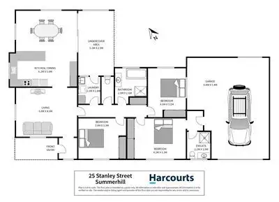 Floorplan of Homely house listing, 25 Stanley Street, Summerhill TAS 7250