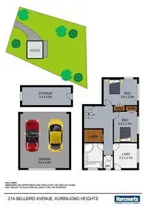 Floorplan of Homely house listing, 21A Bellbird Ave, Kurrajong Heights NSW 2758