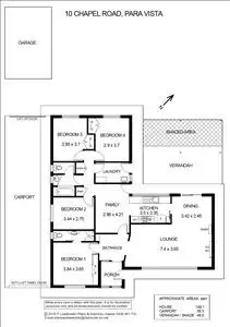 Floorplan of Homely house listing, 10 Chapel Road, Para Vista SA 5093