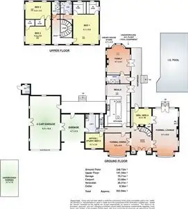 Floorplan of Homely house listing, 214 Cox's Hill Road, Onkaparinga Hills SA 5163