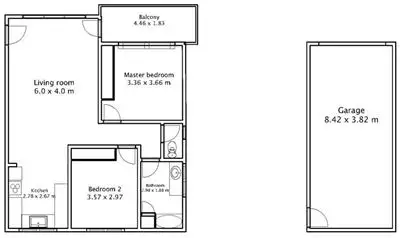 Floorplan of Homely unit listing, 3/32 Hetherington Street, Herston QLD 4006