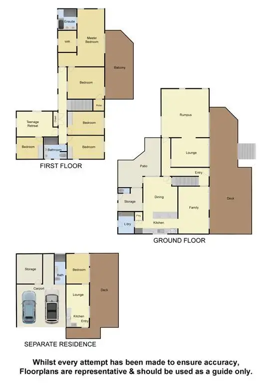 Floorplan of Homely house listing, 1381 Waterworks Road, The Gap QLD 4061