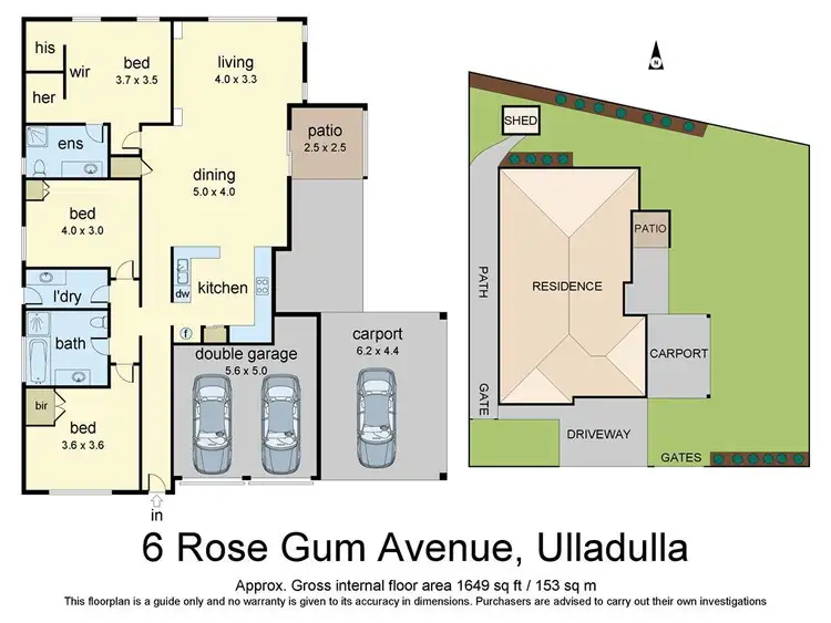 Floorplan of Homely house listing, 6 Rose Gum Avenue, Ulladulla NSW 2539