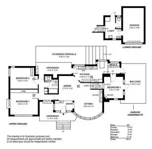 Floorplan of Homely house listing, 14 Tennant Street, Torrens Park SA 5062