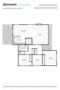 Floorplan of Homely house listing, 22 Bennetts Road, Mountain River TAS 7109