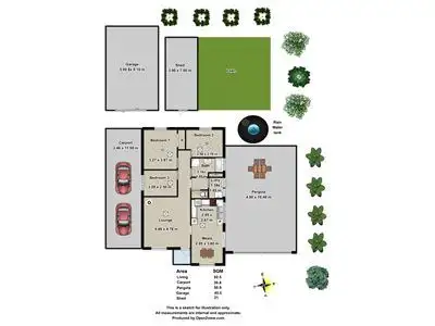 Floorplan of Homely house listing, 7 Dieckmann Drive, Gawler East SA 5118