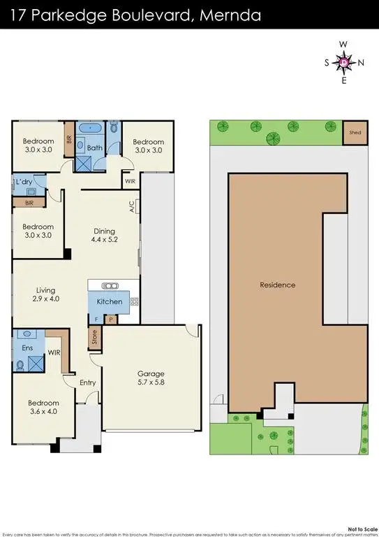 Floorplan of Homely house listing, 17 Parkedge Boulevard, Mernda VIC 3754