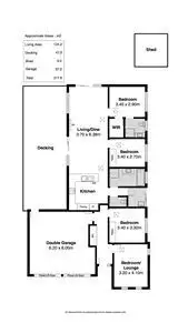 Floorplan of Homely house listing, 15 Crystal Harmony Court, Sellicks Beach SA 5174