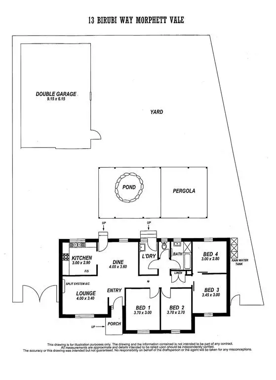 Floorplan of Homely house listing, 13 Birubi Way, Morphett Vale SA 5162