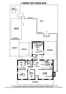 Floorplan of Homely house listing, 2 Parkway Drive, Maslin Beach SA 5170