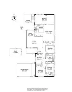 Floorplan of Homely house listing, 37 Riddell Road, Wantirna South VIC 3152