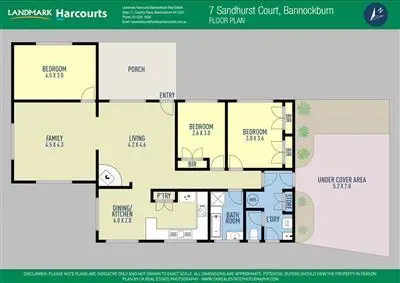 Floorplan of Homely house listing, 7 Sandhurst Court, Bannockburn VIC 3331