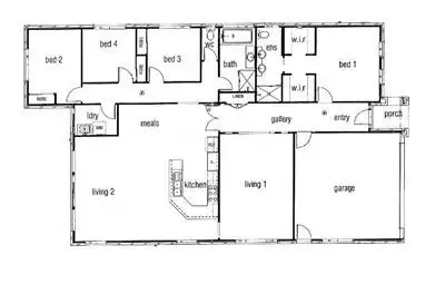 Floorplan of Homely house listing, 40 Grant Avenue, Gilles Plains SA 5086