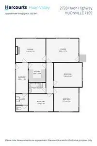Floorplan of Homely house listing, 2728 Huon Highway, Huonville TAS 7109
