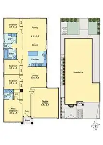 Floorplan of Homely house listing, 5 Vasari Gardens, Mernda VIC 3754