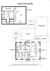 Floorplan of Homely house listing, 3 Eden Terrace, Port Willunga SA 5173