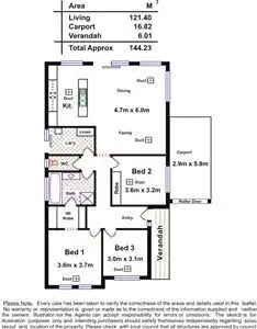 Floorplan of Homely house listing, 4 Edwin Court, Northgate SA 5085