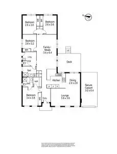 Floorplan of Homely house listing, 2 Georgian Gardens, Wantirna VIC 3152
