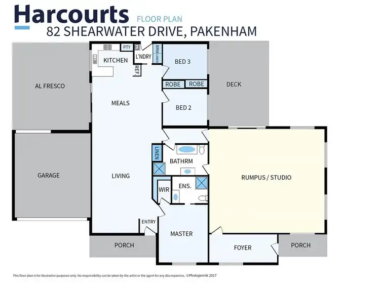 Floorplan of Homely house listing, 82 Shearwater Drive, Pakenham VIC 3810