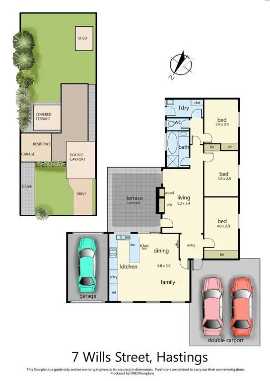 Floorplan of Homely house listing, 7 Wills Street, Hastings VIC 3915