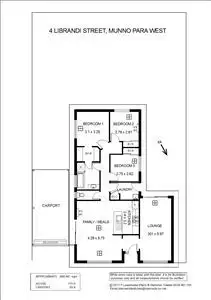 Floorplan of Homely house listing, 4 Librandi Street, Munno Para West SA 5115
