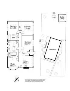 Floorplan of Homely house listing, 88 Coleman Road, Wantirna South VIC 3152