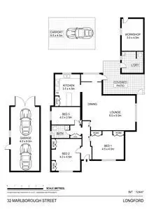 Floorplan of Homely house listing, 32 Marlborough Street, Longford TAS 7301