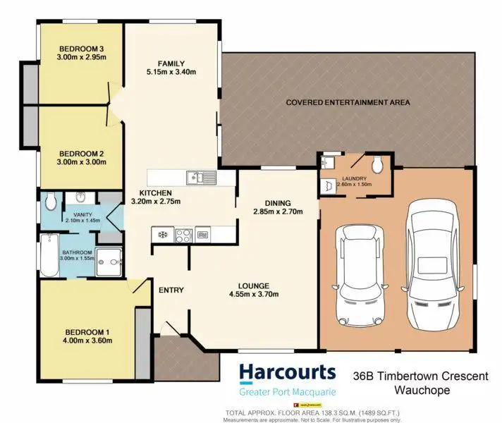 Floorplan of Homely house listing, 36b Timbertown Crescent, Wauchope NSW 2446