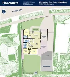 Floorplan of Homely house listing, 28 Paratone Crescent, St Albans Park VIC 3219