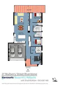 Floorplan of Homely house listing, 27 Mulberry Street, Riverstone NSW 2765