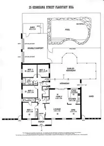 Floorplan of Homely house listing, 25 Georgiana Street, Flagstaff Hill SA 5159