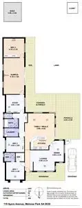 Floorplan of Homely house listing, 119 Ayers Avenue, Melrose Park SA 5039