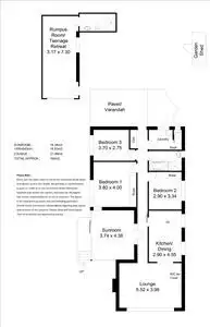 Floorplan of Homely house listing, 93 Acacia Street, Seacliff SA 5049