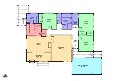Floorplan of Homely house listing, 353 Forest Street, Wendouree VIC 3355