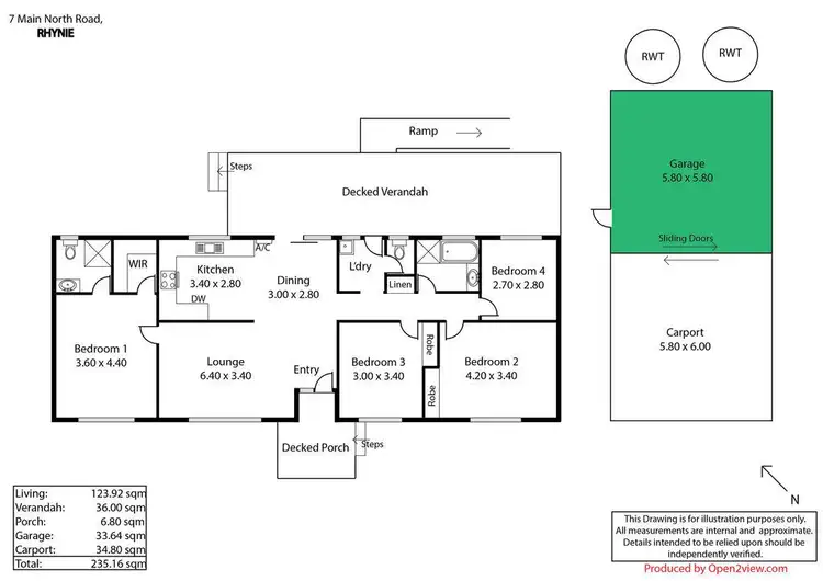 Floorplan of Homely house listing, 7 Main North Road, Rhynie SA 5412