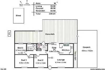 Floorplan of Homely house listing, 1 Jenkin Court, Mallala SA 5502