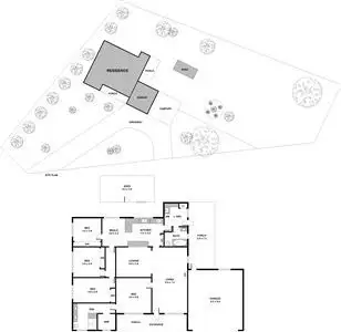 Floorplan of Homely house listing, 1 Apsley Road, Belgrave VIC 3160