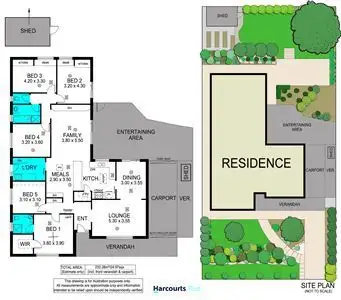 Floorplan of Homely house listing, 4 Vennachar Drive, Hallett Cove SA 5158