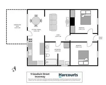 Floorplan of Homely house listing, 9 Goodwin Street, Invermay TAS 7248