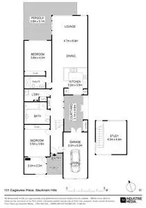 Floorplan of Homely villa listing, 101 Eagleview Place, Baulkham Hills NSW 2153