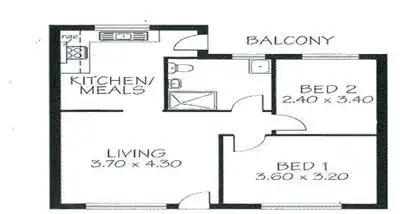 Floorplan of Homely unit listing, 20/127-129 Anzac Highway, Kurralta Park SA 5037