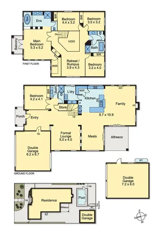 Floorplan of Homely house listing, 22 Strathoon Crescent, South Morang VIC 3752