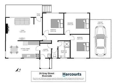 Floorplan of Homely house listing, 26 Gray Street, Riverside TAS 7250
