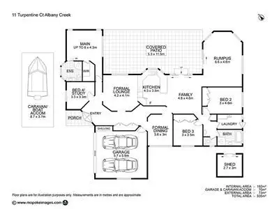 Floorplan of Homely house listing, 11 Turpentine Court, Albany Creek QLD 4035