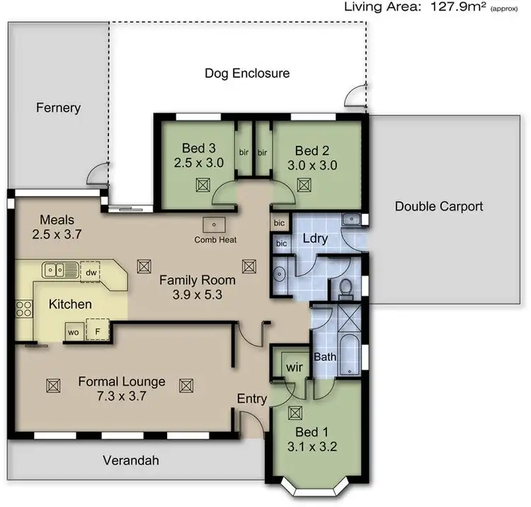 Floorplan of Homely rural property listing, 176A Adelaide Gully Road, Millbrook via, Inglewood SA 5133
