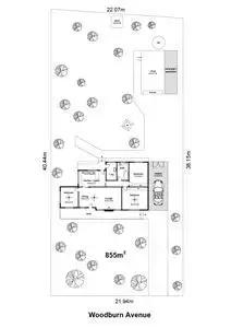 Floorplan of Homely house listing, 3 Woodburn Avenue, Hawthorndene SA 5051