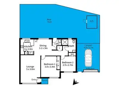 Floorplan of Homely unit listing, 29/11 Ash Street, Aberfoyle Park SA 5159
