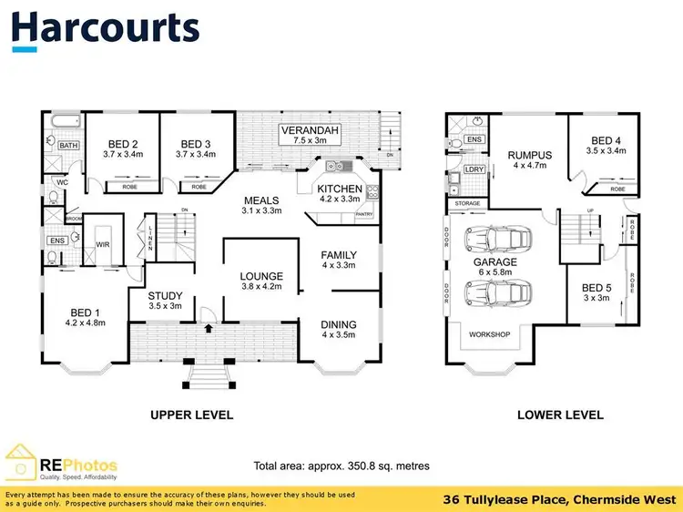Floorplan of Homely house listing, 36 Tullylease Place, Chermside West QLD 4032