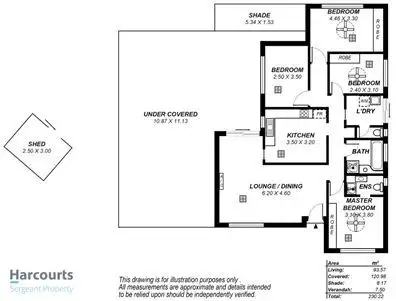 Floorplan of Homely house listing, 9 Brookside Close, Davoren Park SA 5113
