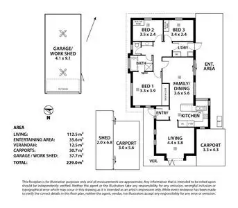 Floorplan of Homely house listing, 2/15 Scott Lane, Littlehampton SA 5250